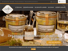 Tablet Screenshot of lafermedufoiegras.com